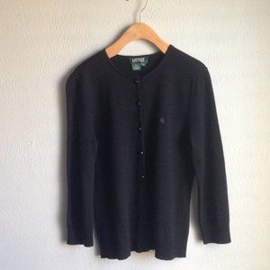Ralph Lauren Silk Cashmere Cardigan SZ S EUC